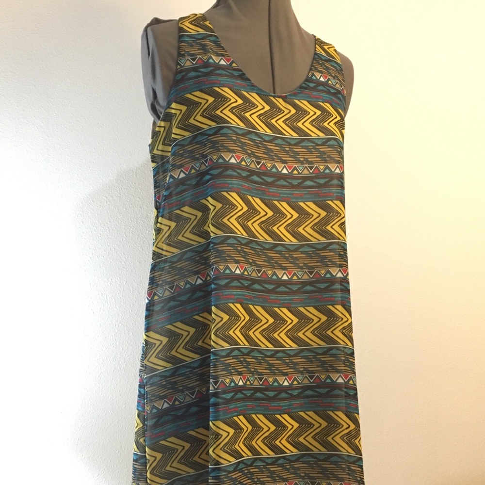 Francesca’s Alya chevron striped dress
